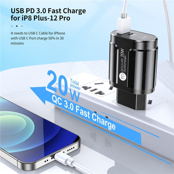 Universal Travel Adapter with USB Type C