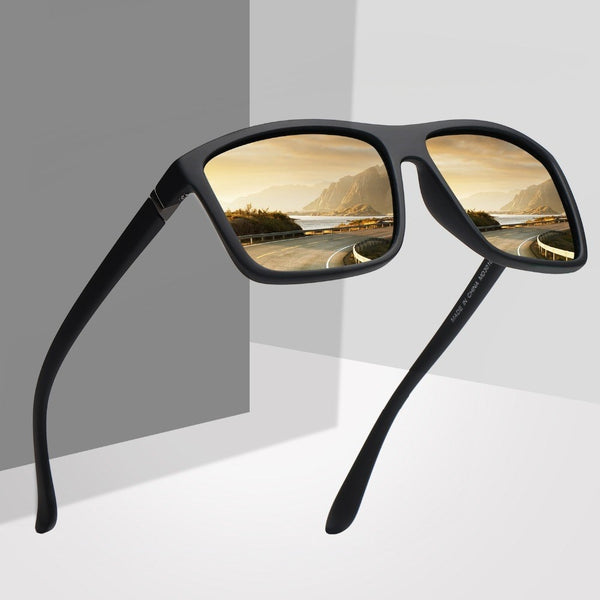 Men's Retro Oversized Sunglasses with UV protection